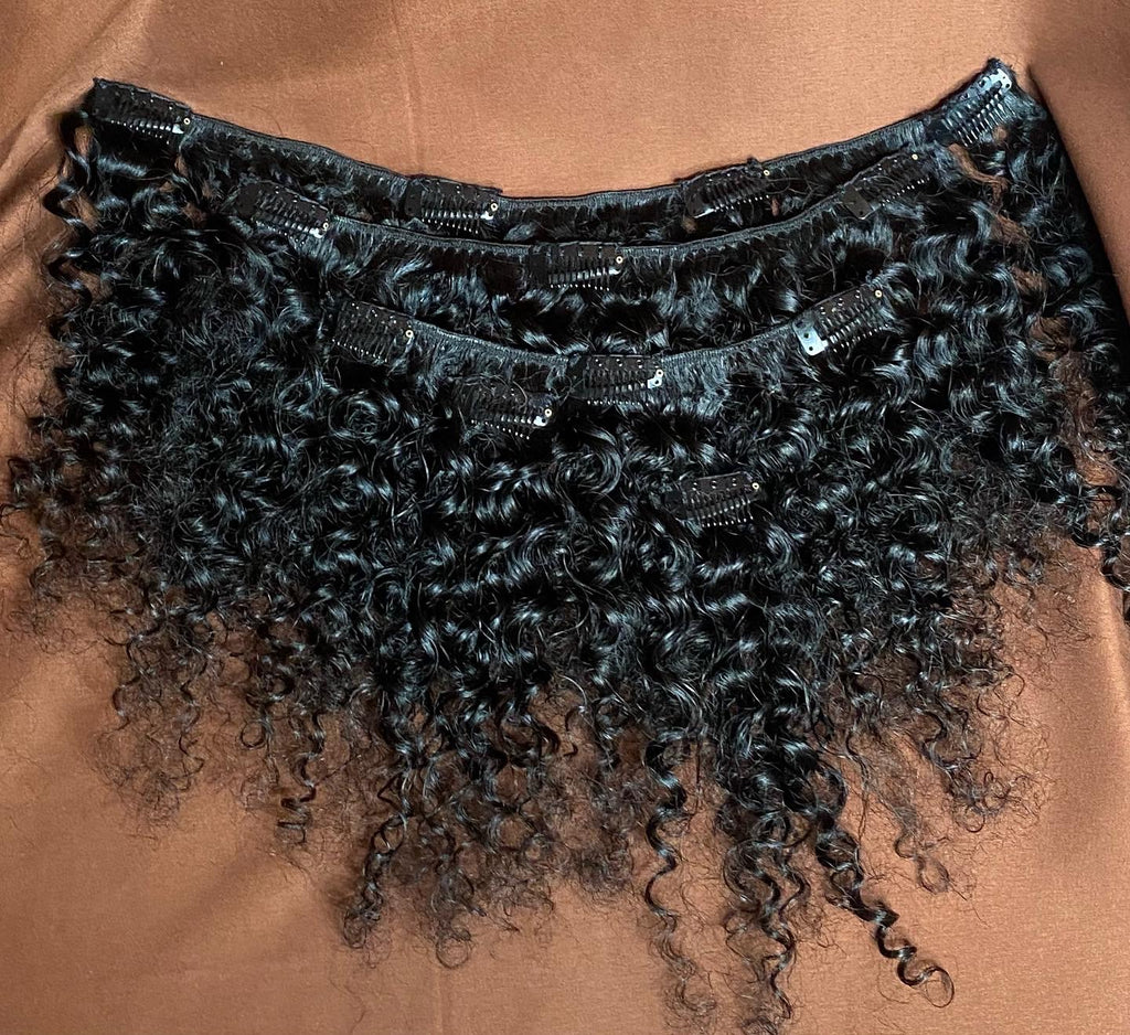 12” Malaysian Curly Clip ins
